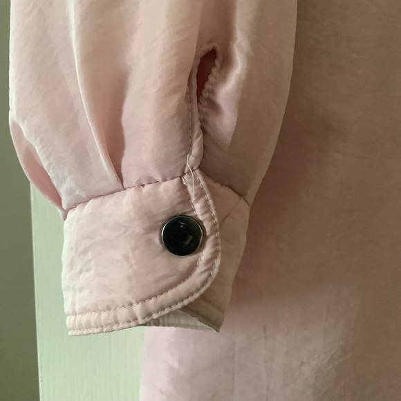 Thermoloft Coat pink zipper front no hood size L 2 front pockets FALL WINTER - Picture 14 of 16